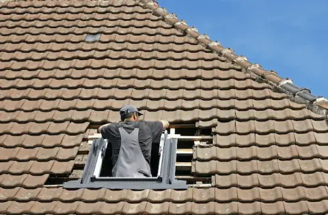 Pose de velux - Habas